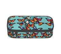 WCXTHGFA Trousse élégante avec imprimé papillon et violoncelle - Grande capacité - Idéale pour les voyages ou un usage quotidien, Noir , Taille unique, Trousse de maquillage