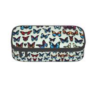 WCXTHGFA Trousse élégante avec imprimé papillon et violoncelle - Grande capacité - Idéale pour les voyages ou un usage quotidien, Noir , Taille unique, Trousse de maquillage