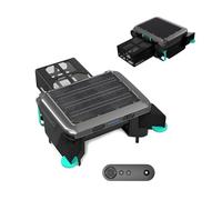 WCXTY Skimmer Piscine Solaire-Cleaning Robot sans Fil pour Surface Eau avec Navigation Zigzag,Bac 6L Grande Capacité,Compatible Eau Salée,Commande À Distance Piscines Jardin