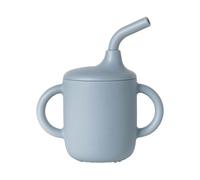 Wcybym À Bec Pour De 6 À 12 Mois, Avec Poignée, 12X12X11,5Cm, 6 Oz, Gobelet En Silicone Bȧby, D'entraînement Avec Couvercles, Couvercle Sécurisé, Pour Petites Mains