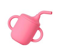 Wcybym À Bec Pour De 6 À 12 Mois, Avec Poignée, 12X12X11,5Cm, 6 Oz, Gobelet En Silicone Bȧby, D'entraînement Avec Couvercles, Couvercle Sécurisé, Pour Petites Mains