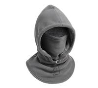 Wcybym Cache-tête en polaire, coupe-vent et respirant, noir, gris, blanc, vert, chapeau d'hiver en polaire, matériau isolant doux, pour temps froid