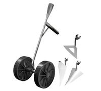 Wcybym de Jardin - Charrue-cultivateur à Fonctions Multiples avec Double Roue | Outil de Jardinage Manuel - pour Les Hommes, Les Maris, Les pères, Les jardiniers et Les Agriculteurs