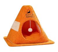 Wcybym Lit pour Chat D'Intérieur - Nid Animal de Compagnie Semi-Fermé,Maison Lit Chien De Compagnie | pour Chatons de Taille Petite à Moyenne, Jardin, Grange, Cour, Porche, Balcon et Jardin