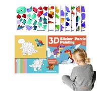 Wcybym Livre de gommettes pour, Activité Éducative De Voyage en Voiture, Livre D'Autocollants Maternelle, pour, trajets Avion, Train, Voiture, Vacances, école à la