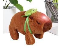 Wcybym Peluche Capybara Marcheuse,Couteau Ciseaux Rechargeable - Peluche Interactive - pour Cuisine Jardin Tissu Cuir Papier Moquette Loisirs Créatifs