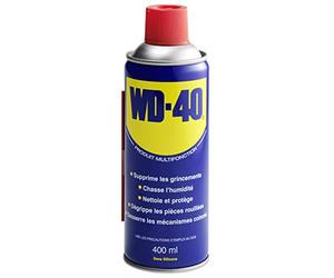 WD-40 Produit Multifonction - Aérosol 400ml | Sans Silicone - Non Conducteur - Compatible Plastiques, Caoutchoucs, Tous Métaux - Lubrifie, Dégrippe et Protège