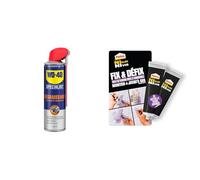 WD-40 Specialist • Dégraissant • 500 ML + Pattex | Colle Ni Clou Ni Vis Fix & Défix (2 tubes de 44 g) - Colle de fixation forte et démontable avec maintien jusqu'à 6 kg