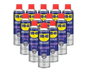 WD-40 Specialist, Dégraissant Vélo, Carton de 12 Aérosols de 500 ml