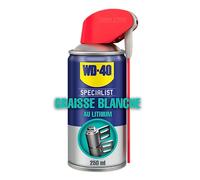 WD-40 Specialist – Graisse blanche au lithium 33729 – Spray double position, anti-usure – 250 ml