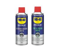 WD-40 Specialist Kit d’embellissement complet pour moto WD-40 Specialist : Lustreur Silicone pour Moto + Cire & Polish pour Moto en aérosols 400ml Claire