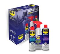 WD-40 Specialist Kit d'entretien complet pour vélo 3 pièces avec spray pour chaîne et nettoyant pour chaîne
