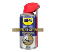 WD-40 Specialist • Lubrifiant Serrures • Spray Double Position • Anticorrosion • Débloque Instantanément • Sans Graisse ni Silicone • En Extérieur ou En Intérieur • 250 ML