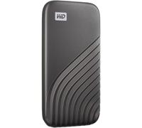 WD 4To My Passport SSD, Disque SSD externe, Portable SSD, des vitesses allant jusqu'à 1050 Mo/s en lecture, 1000 Mo/s en écriture, USB-C, compatibilité avec PC, Xbox et Playstation, Gris sidéral