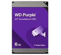 Disque dur Western Digital PURPLE 3.5'' HDD 6000GB 5640RPM SATA 6Gb/s 128MB | WD62PURZ