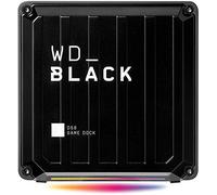 WD_BLACK D50 Game Dock, (2 x Thunderbolt 3, Display Port 1.4, 2 xUSB-C, 3 x USB A, entrée/sortie audio et Gigabit Ethernet Éclairage RVB personnalisable) Noir