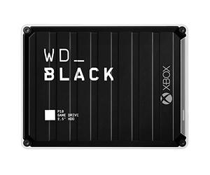 WD_BLACK P10 pour Xbox, 5 To Disque dur Externe Portable, des vitesses allant jusqu'à 130 Mo/s, avec une abonnement d'un mois au Xbox Game Pass, Noir et Blanc