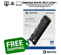 WD_BLACK SN850P (SN850X) Dissipateur thermique 1 To 2 To 4 To PC NVMe SSD int...