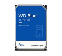 WD Blue 6TB 3.5" Internal Hard Drive - 5400 RPM Class, SATA 6 Gb/s, 256MB Cache,