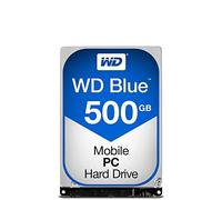 WD Blue Disque Dur Mobile Interne de 500 Go (6 mm de Hauteur 5400 tr/min SATA 6 Gb/s 8 Mo de Mémoire Cache 6,4 cm 2,5 pouces) Conforme RoHS Interne