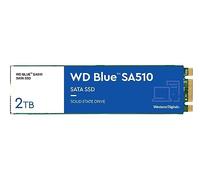WD Blue SA510 M.2 SATA SSD 2 To (Jusqu'à 560 Mo/s de lecture, Disque SSD interne, Comprend Acronis True Image for SANDISK, Clonage de dique et migration) POWERED BY SANDISK