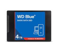 SanDisk SSD interne WD Blue SA510 SATA 2,5''/7 mm 4 To – Jusqu'à 560 Mo/s, 3D NAND