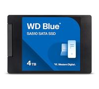 WD Blue SA510 SSD 4 To Disque SSD Interne, 2.5" SATA SSD, Vitesse de lecture jusqu'à 560 Mo/s, Comprend Acronis True Image pour WD, Clonage de disque et migration.