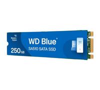 WD Blue SA510 WDS250G3B0B-00AXS0 - SSD - 250 Go - interne - M.2 2280 - SATA 6Gb/s - bleu
