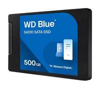 WD Blue SA510 WDS500G3B0A-00AXR0 - SSD - 500 Go - interne - 2.5" - SATA 6Gb/s - bleu
