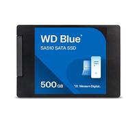 WD Blue SA510 WDS500G3B0A - SSD - 500 Go - interne - 2.5" - SATA 6Gb/s - bleu