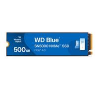 WD Blue SN5000 500GB SSD, Read speeds up to 5000 MB/s, NVMe SSD, Internal SSD, P