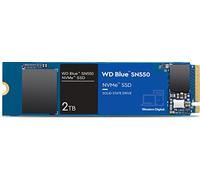 WD Blue SN550 2T0B M.2 PCIe NVME SSD, avec vitesse de lecture jusqu'à 2,600 Mo/s