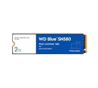 WD Blue SN580 2 To, M.2 NVMe SSD, PCIe Gén. 4 x4, avec vitesse de lecture jusqu'à 4 150 Mo/s.