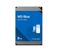 WD Blue WD80EAAZ - Disque dur - 8 To - interne - 3.5" - SATA 6Gb/s - 5640 tours/min - mémoire tampon : 256 Mo