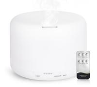 WD&CD 1000ML Diffuseur Huiles Essentielles, Humidificateurs pour Chambre Arrêt Automatique avec Éclairage LED, 1 L Diffuseur de Parfum Électrique pour la Chambre/Bureau/Spa - Blanc