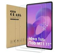 WD&CD 2 Pack Verre Trempé Compatible pour Lenovo Idea Tab/Lenovo Tab M11 11", Protection Écran Haute Définition Film de Protection en Verre Trempé Compatible pour Lenovo Idea Tab
