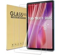 WD&CD 2 Pack Verre Trempé Compatible pour Lenovo Tab TB311 2025 10.1", Protection Écran Haute Définition Film de Protection en Verre Trempé Compatible pour Lenovo Tab TB311