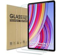 WD&CD 2 Pack Verre Trempé Compatible pour Xiaomi Redmi Pad Pro/Xiaomi Poco Pad 12.1", Protection Écran Haute Définition Film de Protection en Verre Trempé Compatible pour Xiaomi Redmi Pad Pro