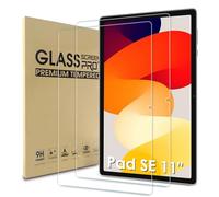 WD&CD 2 Pack Verre Trempé Compatible pour Xiaomi Redmi Pad SE 11", Protection Écran Haute Définition Film de Protection en Verre Trempé