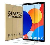 WD&CD 2 Pack Verre Trempé Compatible pour Xiaomi Redmi Pad SE 4G 8.7", Protection Écran Haute Définition Film de Protection en Verre Trempé Compatible pour Xiaomi Redmi Pad SE 4G
