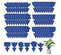 WD&CD 60Pcs Pièges à Insectes Bleu, Anti Moucherons Interieur, Piege a Mouche pour les plantes sur le balcon ou dans le jardin