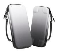 WD&CD Étui Compatible pour Nintendo Switch 2 (2025), Pochette Rigide pour Console,Joy-Con et Accessoires, Gaming Pochette Compatible pour Switch 2 - Dégradé Noir et Blanc