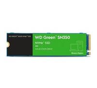 WD Green SN350 500 Go M.2 NVMe SSD, possédant une vitesse de lecture de 2 400 Mo/s et une vitesse d'écriture de 1 500 Mo/s