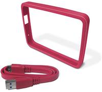 WD Grip Pack WDBZBY0000NPM - Schutz für Externe Festplatte - Fuscia - für My Passport Ultra WDBGPU0010BBK, WDBGPU0010BBL, WDBGPU0010BBY, WDBGPU0010BWT