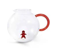 WD LIFESTYLE, BROCCA IN VETRO BOROSILICATO CON PAN DI ZENZERO, NATALE, CUCINA, ACCESSORI CUCINA