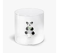WD Lifestyle Gobelet en verre borosilicate, 250 ml, avec décoration (Panda)