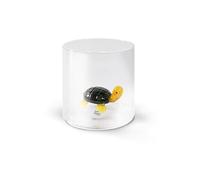 WD Lifestyle Gobelet en verre borosilicate Capacité 250 ml Motif tortue