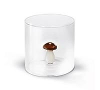 WD LIFESTYLE Gobelet en verre borosilicate en boite cadeau. Contenance : 250 ml Figurine : Champignon