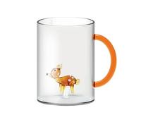 WD LIFESTYLE Mug en verre borosilicate en boite cadeau. Contenance : 420 ml. Figurine : Fan