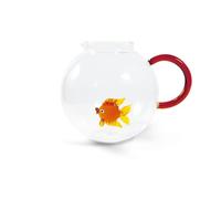 Wd Lifestyle - PICHET en Verre BOSCILICATE avec Decoration 3D Poisson Rouge 1,7 L